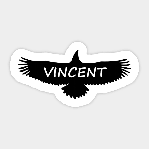 Vincent Eagle Sticker by gulden